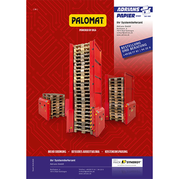 Palomat Palettenfluss Arbeitsplatzoptimierung