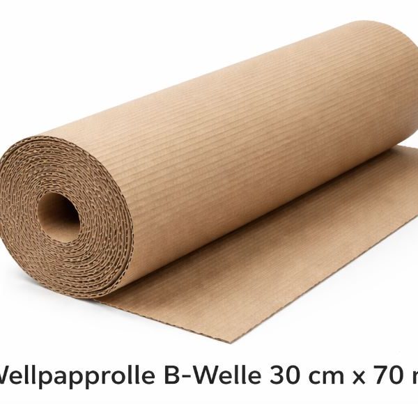 Wellpaprolle einzeln 30cm x 70m